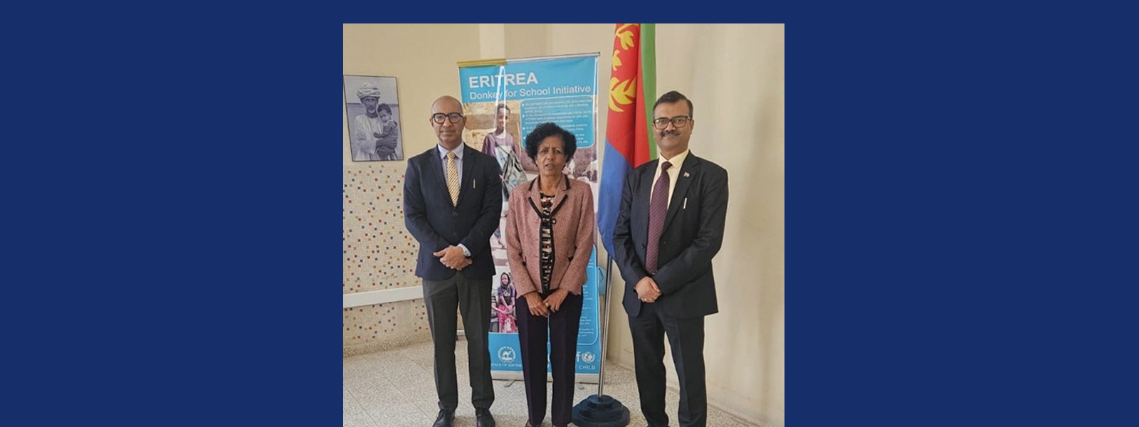 Ambassador Raj Kamal calls on Eritrea's Minister of Labour and Human Welfare, H.E. Ms. Luul Gebreab